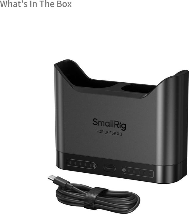 Produktbild SmallRig 5490 Camera Battery Charger for LP-E6P (Kamera Akku Ladegerät)