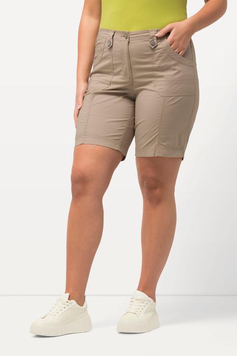 Produktbild Ulla Popken Cargo-Bermuda, Komfortbund, 4-Pocket-Schnitt (48)