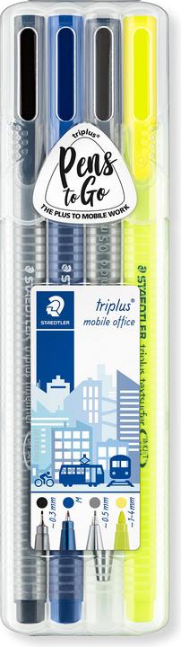 Actual product image Staedtler Triplus Mobile Office (Multicoloured, 4 x)