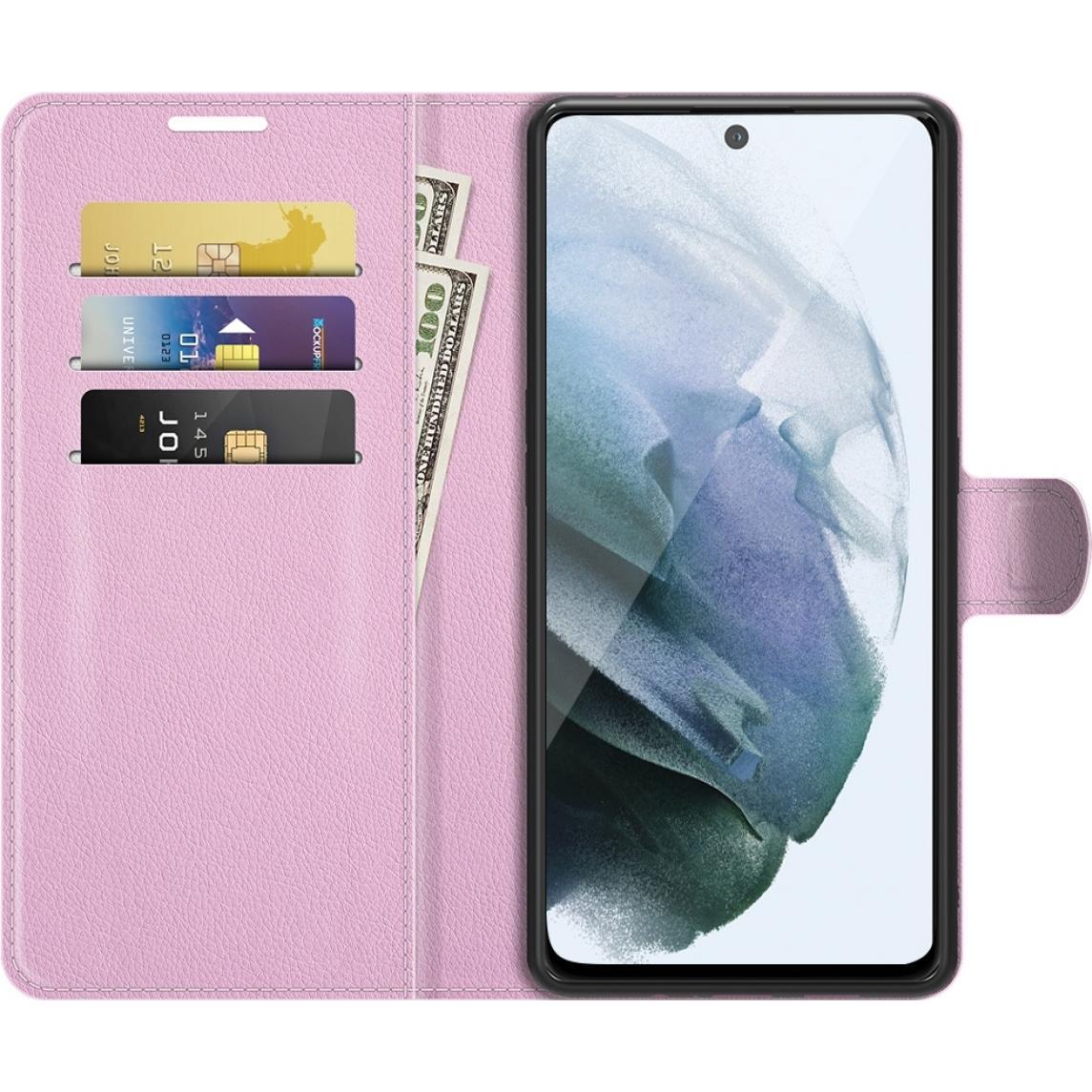 Thumbnail - Screenguard Samsung Galaxy S21 FE Leather Guard Lederhülle (Samsung Galaxy S21 FE), Smartphone Hülle, Rosa