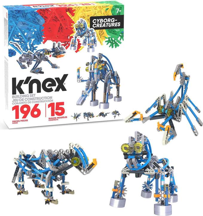 K'Nex Cyborg Creatures 15 Modelle, 196 Stück.