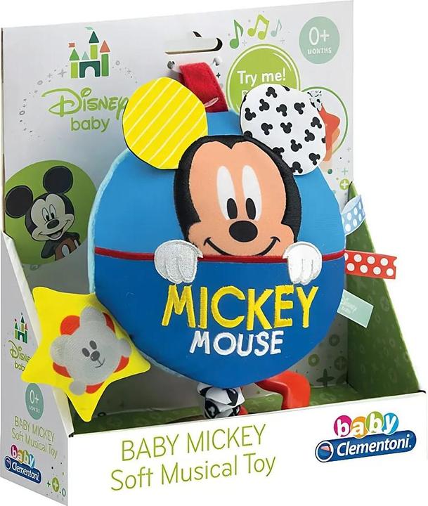 Actual product image Clementoni Mickey Mouse Soft Music Box