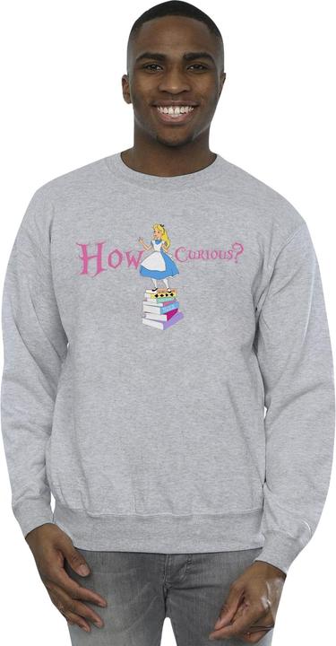 Image du produit Disney - Sweat ALICE IN WONDERLAND HOW CURIOUS - Homme (M)