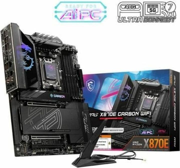 Produktbild MSI MPG X870E Carbon WiFi (AM5, AMD X870E, ATX)