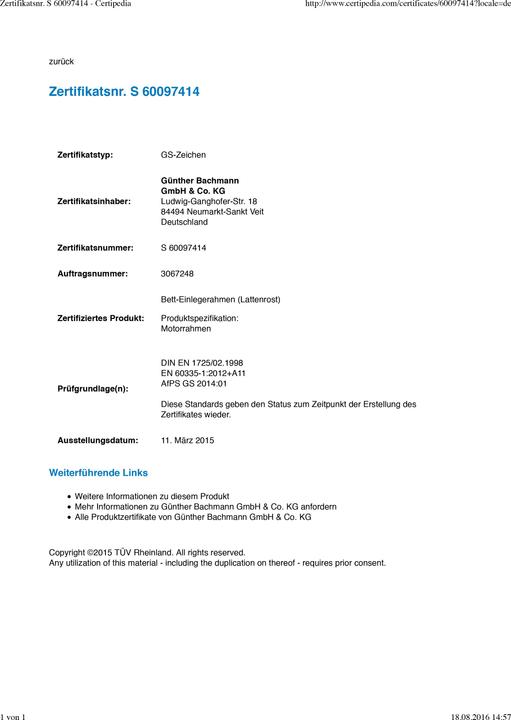 Actual product image Möbel-Eins Amethyst