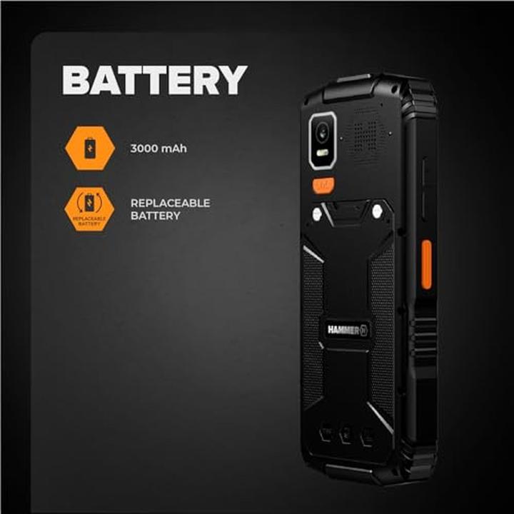 Productafbeelding Myphone Mobiele telefoon Hammer Horizon LTE (Zwart) Dual SIM 2,8" IPS TFT 240x320/128MB/64MB (2.80", 2 Mpx)