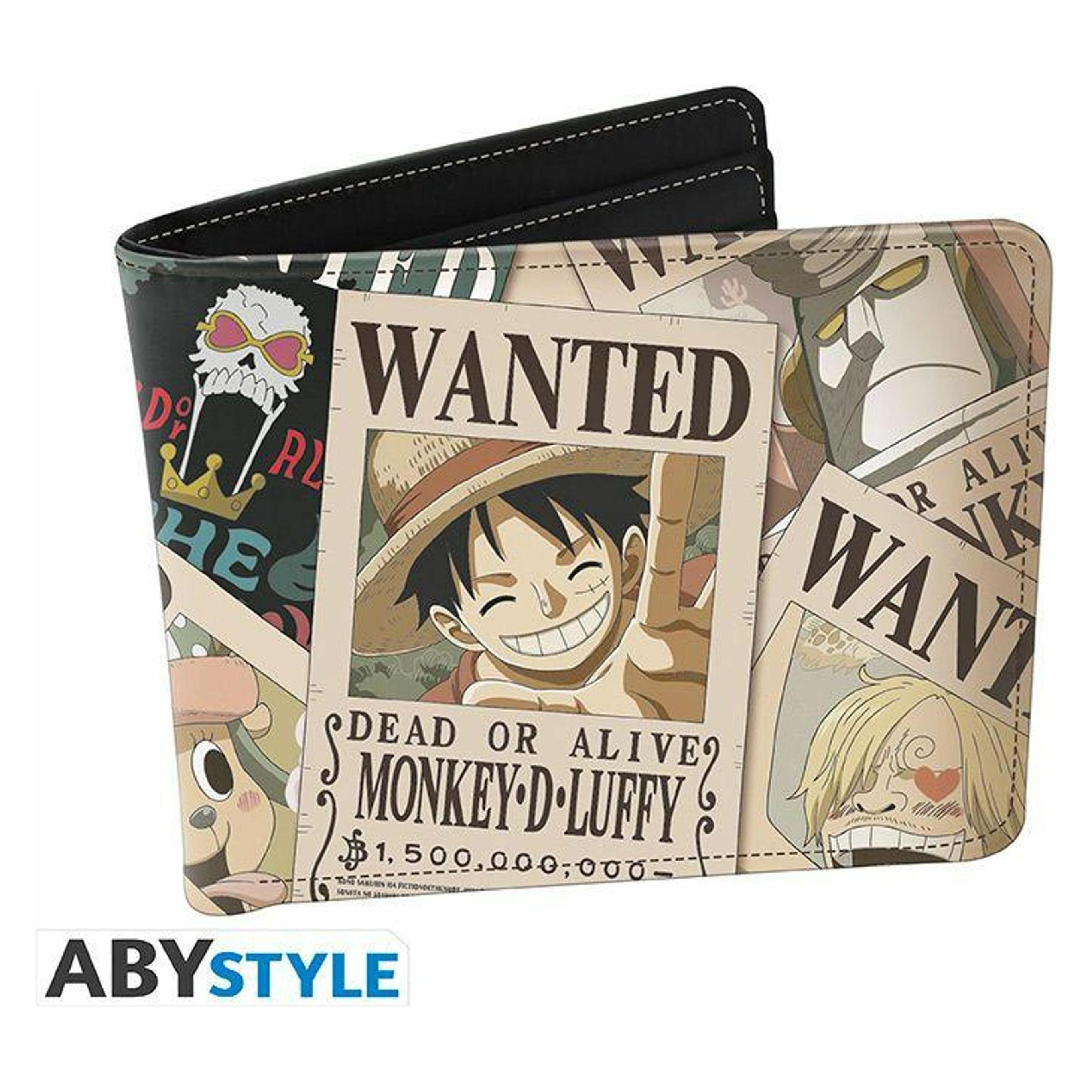 ABYstyle One Piece - Wanted - Portefeuille Vinyle, Weiteres Gaming Zubehör, Schwarz