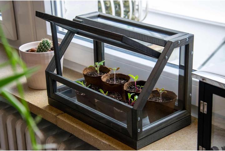 Produktbild Dobar Mini-Gewächshaus mit Töpfen