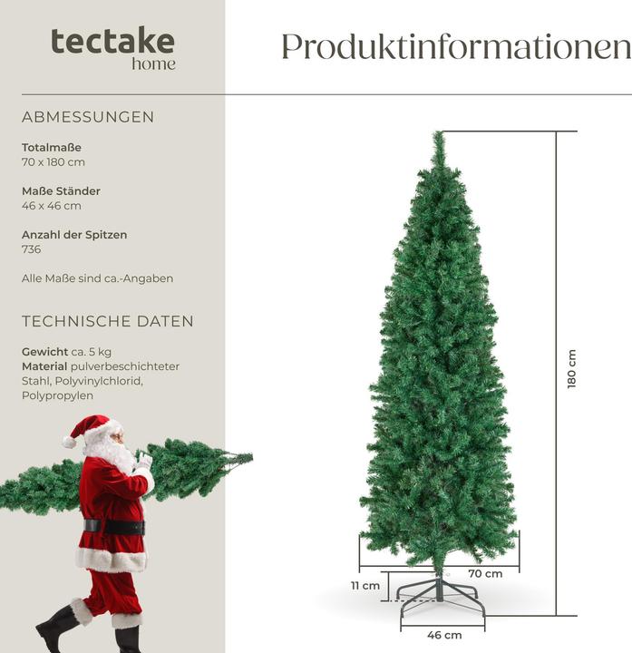 Actual product image tectake Comet (180 cm)