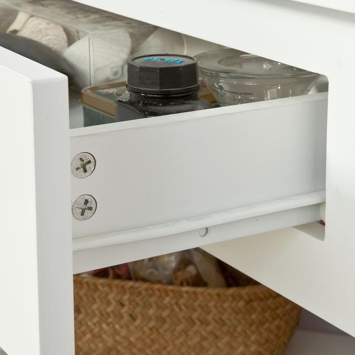 Immagine prodotto SoBuy Scrivania ad angolo con scaffale e cassetto (76 x 76 x 76 cm)