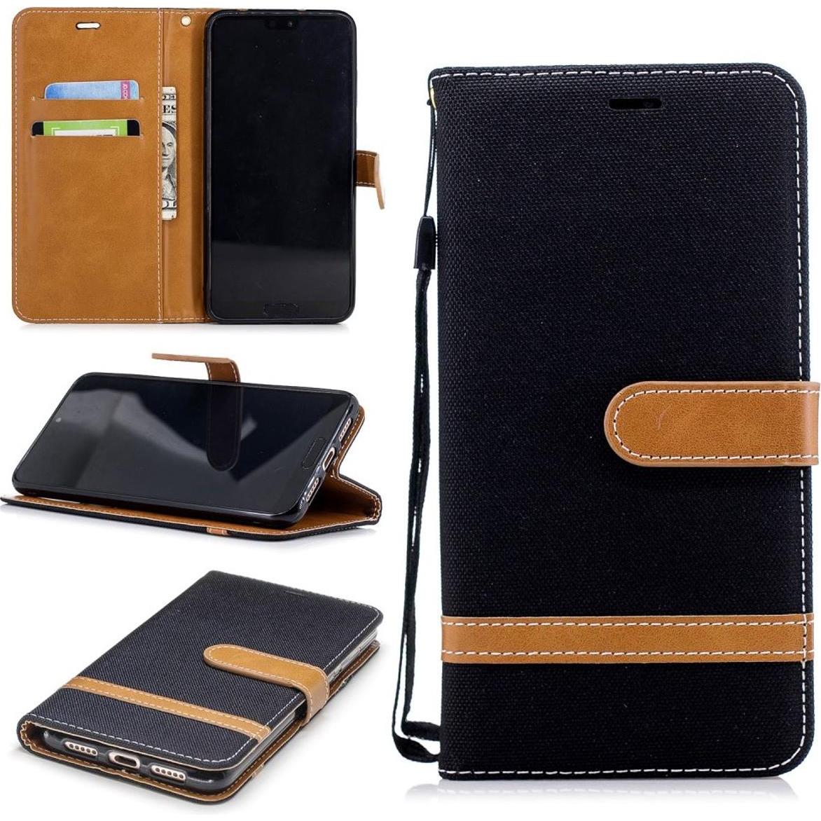 König Design Hülle Handy Schutz für Huawei P20 Pro Case Cover Tasche Wallet Etui Handyhülle (Huawei P20 Pro), Smartphone...