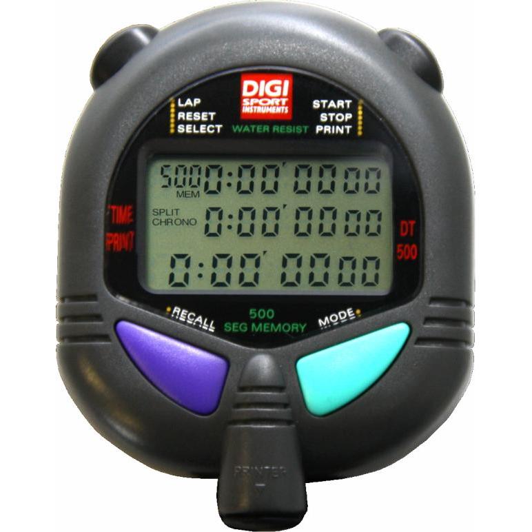 Digi Sport DIGI PC-110/111 Stoppuhr, Grau, 7,1 cm, 500 Speicherplätze, 6 cm (1219)