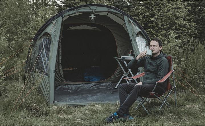 Actual product image Easy Camp Familien-Tunnelzelt Hidra 5 (olivgr?n, Modell 2025) (Tunnel tent, 10.80 kg, 5 persons)