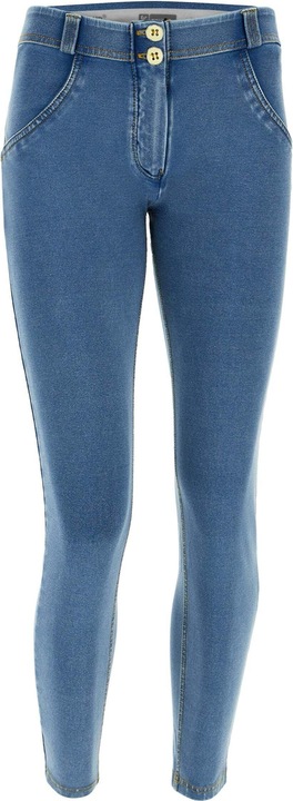 Light Blue Jeans - Yellow Seams