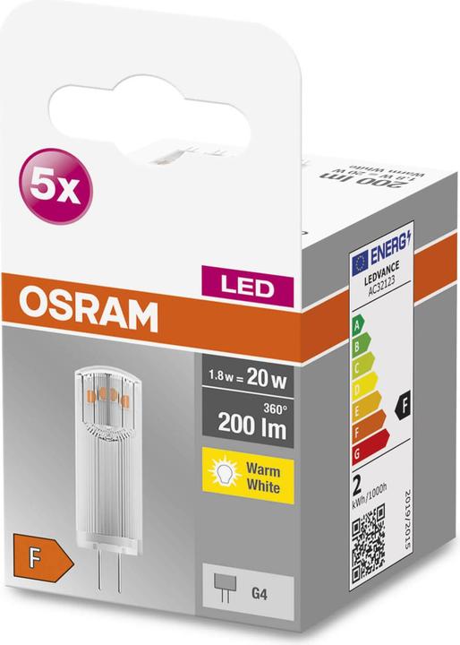 Actual product image Osram Led Base Pin (G4, 1.80 W, 200 lm, 5 x, F)