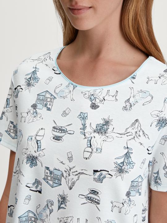 Image du produit Calida Swiss Resort Kurzarm-Nachthemd (36, 38)