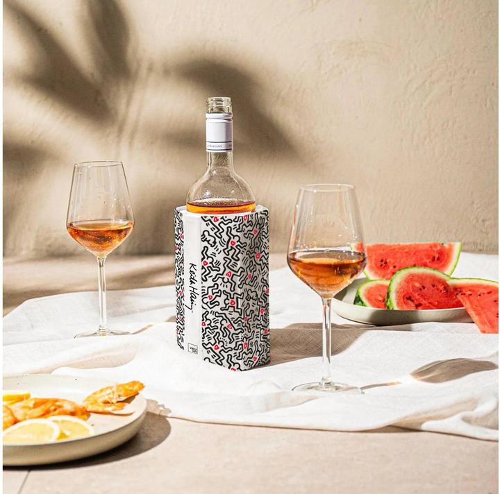 Actual product image Vacu Vin Weinkühler Kühlmanschette Keith Haring Mehrfarbig