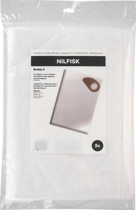 Alternativ Replace 5 dust bags Nilfisk 81943048 for Buddy II