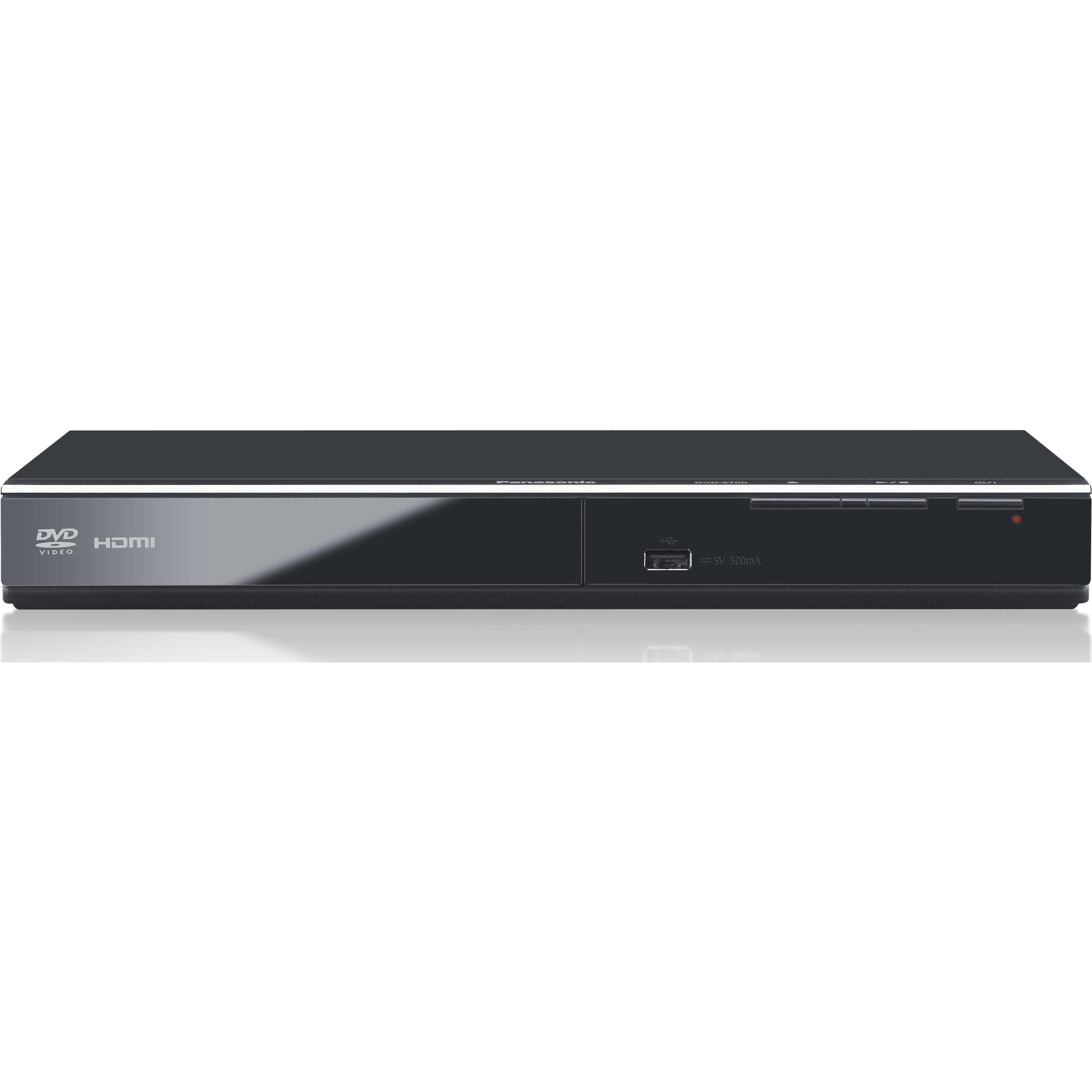 Panasonic DVD-S700EG-K (Lettore DVD), Lettore Blu-ray + Lettore DVD, Nero
