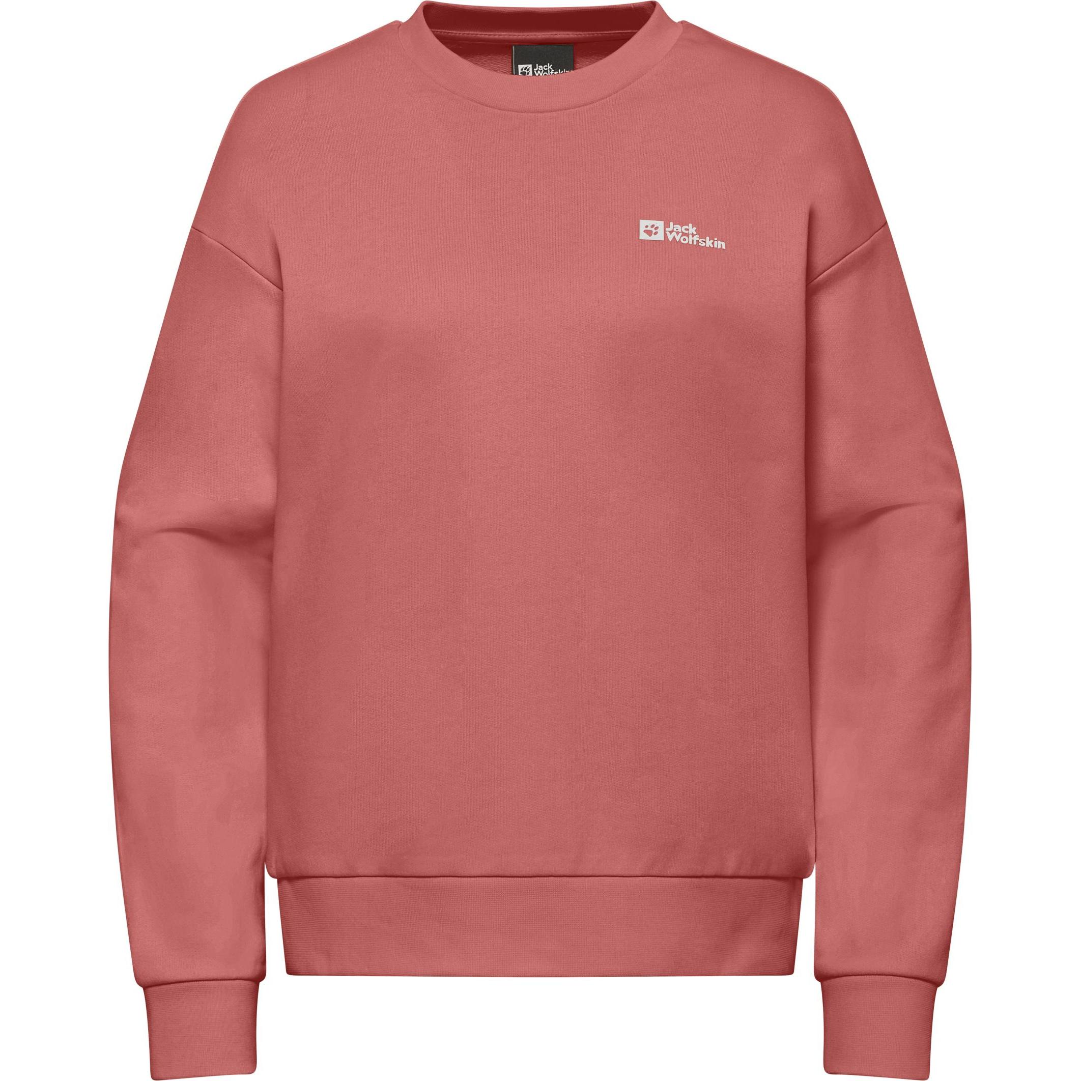 Jack Wolfskin, Damen, Pullover, Essential Crewneck W, Rot, (XL)