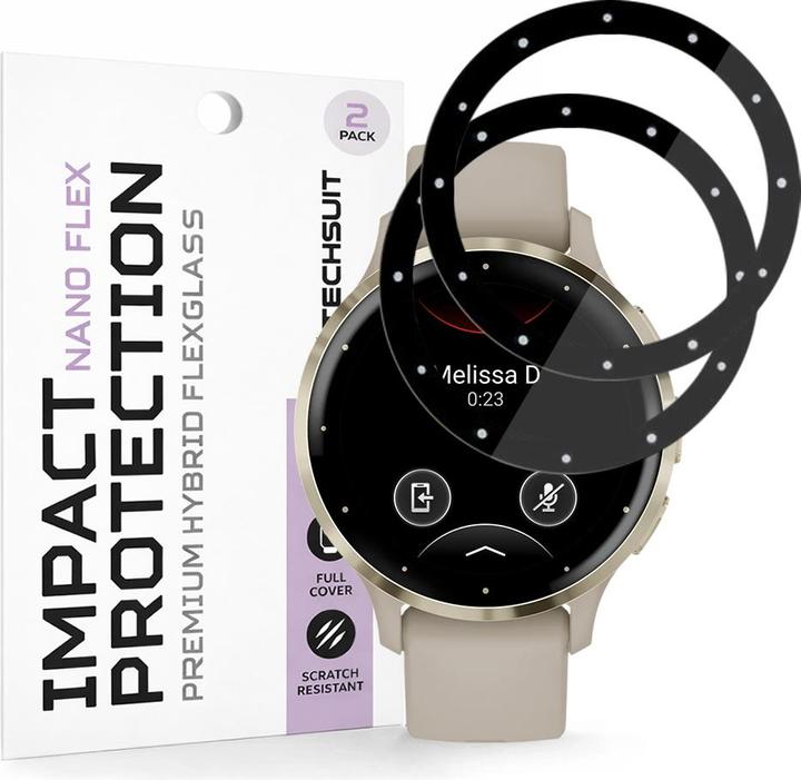 Immagine prodotto Techsuit - Nano Flex (2 pack) - Garmin Venu 3S - Black