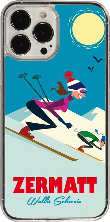 Produktbild PhoneLook Hülle transparent Zermatt Ski Downhill (Apple iPhone 13 Pro Max)