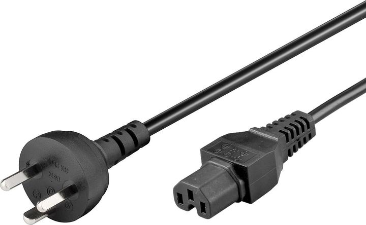 Produktbild MicroConnect PE130418 Stromkabel Schwarz 1,8 m C15-Koppler IEC 320 (1.80 m)