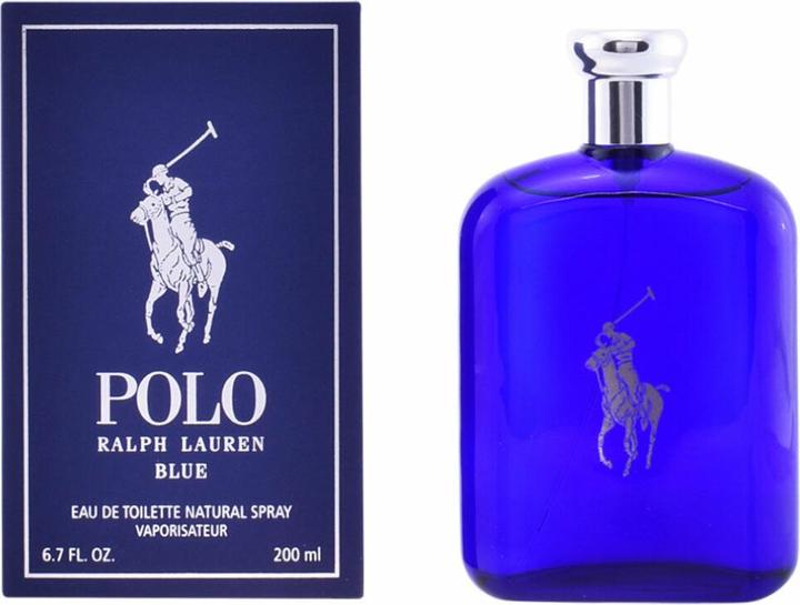 Actual product image Ralph Lauren Polo Blue by Eau de Toilette Spray 200 ml (Eau de toilette, 200 ml)