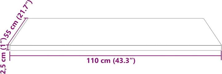 Produktbild vidaXL Scarlette (110 x 55 x 2.5 cm)