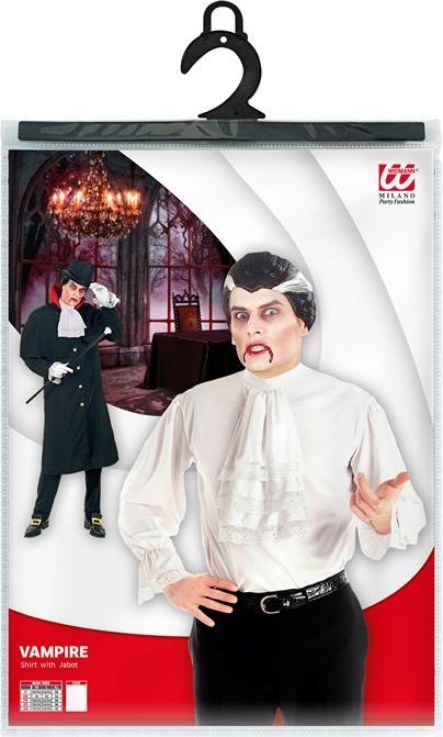 Produktbild Widmann Vampir Hemd mit Jabot, weiss (XL)