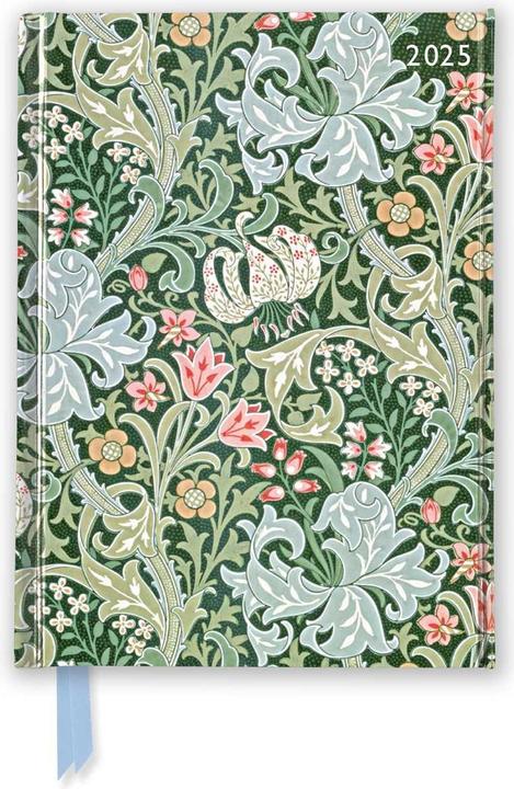 Actual product image William Morris: Golden Lily 2025 Luxury Pocket Diary Planner - Week to View (11 x 15 cm, English)
