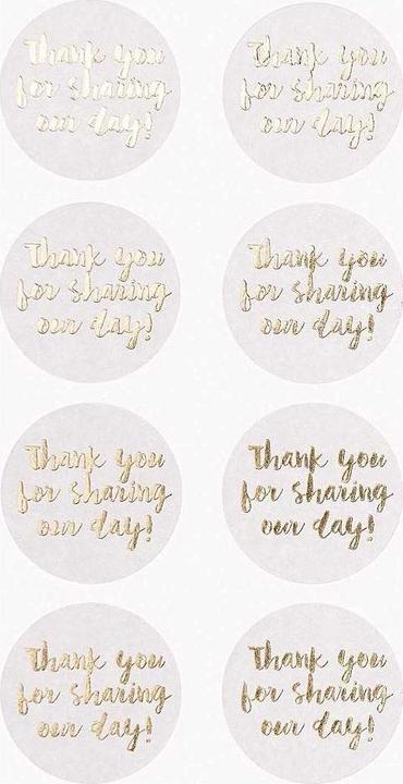 Immagine prodotto Rico Design Paper Poetry Sticker Thank you for sharing our day