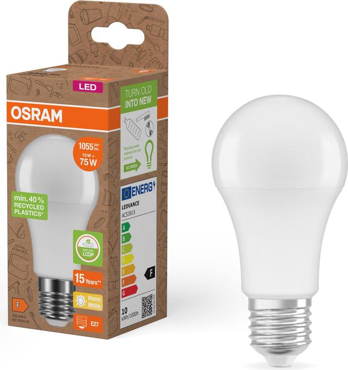 Produktbild Osram LED Pcr Lamps With Classic A (E27, 1055 lm, 1 x)