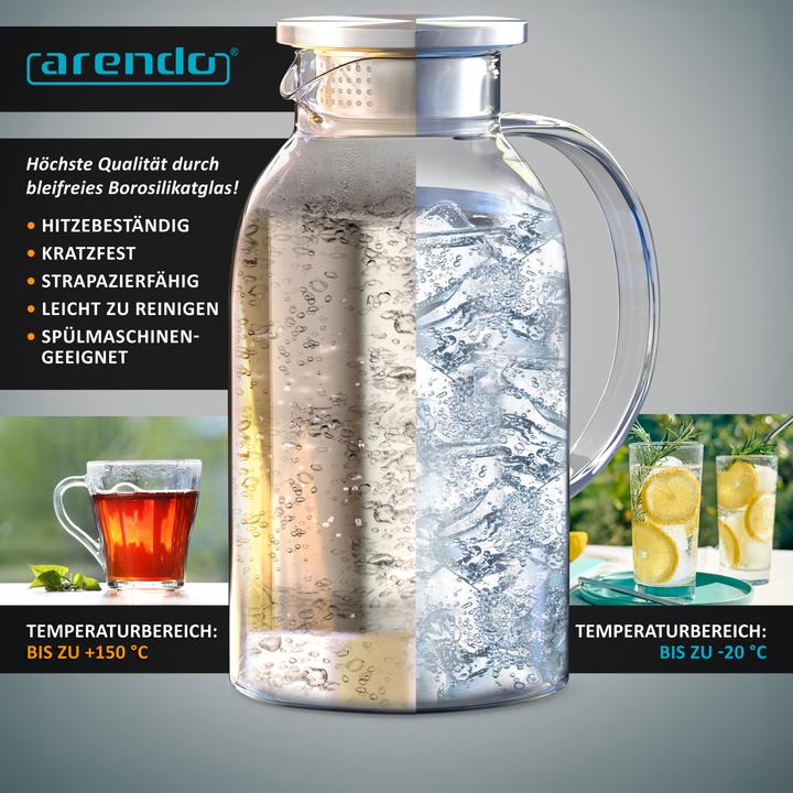 Produktbild Arendo Glaskaraffe (2.30 l)