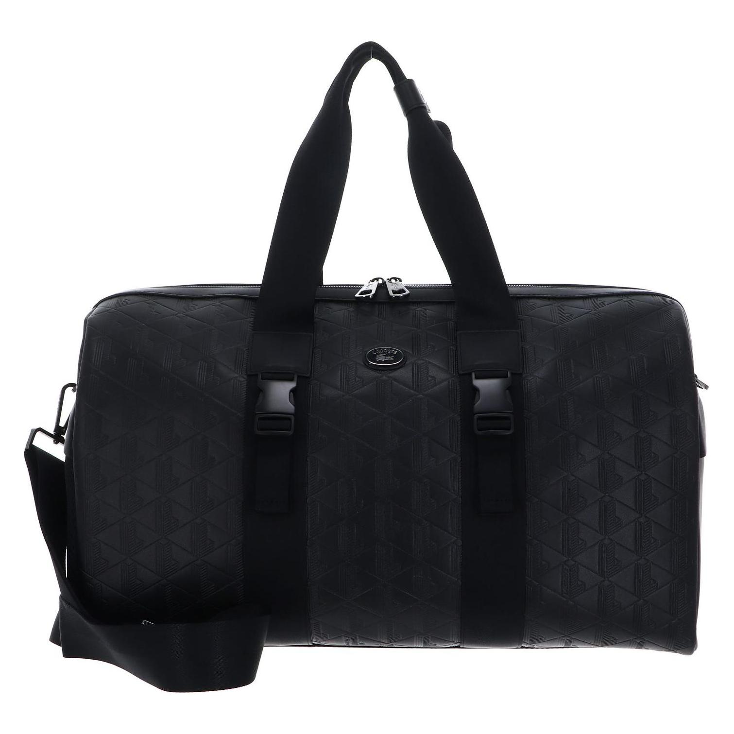 Lacoste, Herren, Tasche, Nomogramme Boston Bag, Schwarz