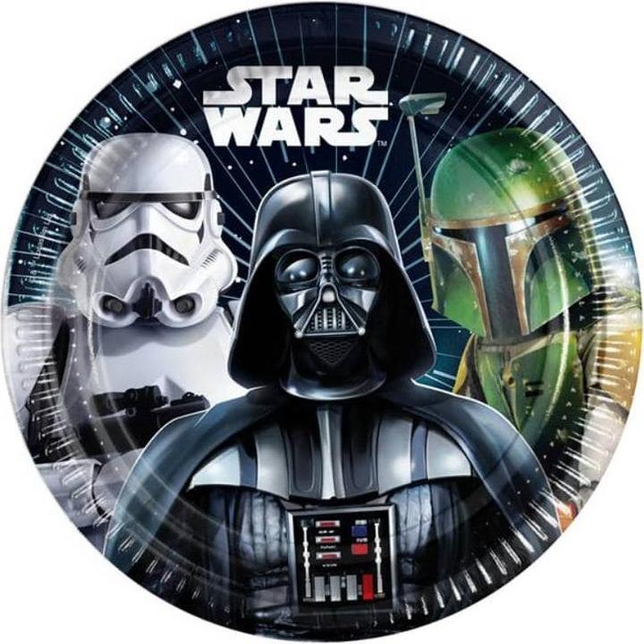 Produktbild Konjac Sponge Partyteller Star Wars Galaxy klein, 8 Stk.