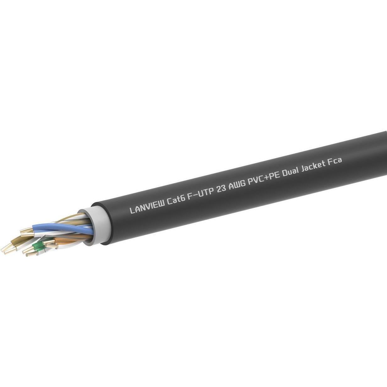 Lanview CAT6 F/UTP PVC+PE Dual Jacket (305 m), Netzwerkkabel