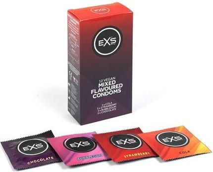 Actual product image EXS Condoms Mixed Flavoured 12 pack (12 pcs.)