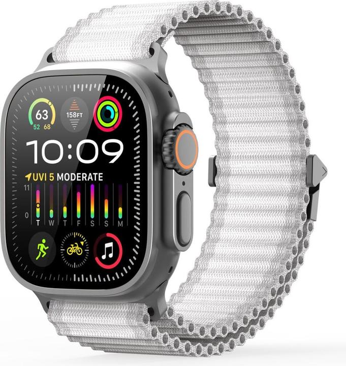 Actual product image Dux Ducis Apple Watch 44/45/46/49mm - nylon fabric replacement strap (44 mm, 45 mm, 42 mm, 49 mm, Nylon, Apple Watch SE, Apple Watch Series 6, Apple Watch Series 5, Apple Watch Series 8, Apple Watch Series 3, Apple Watch Series 4, Apple Watch Series 9, Apple Watch Ultra 2, Apple Watch SE (2022/2023), Apple Watch Series 10, Apple Watch Series 7, Apple Watch Ultra)