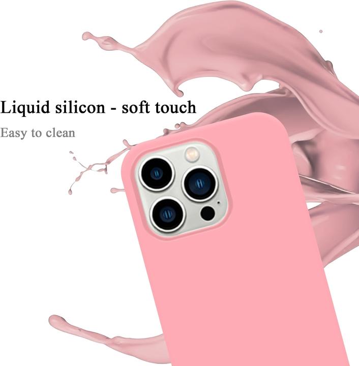 Produktbild Cadorabo Hülle für Apple iPhone 14 PRO im TPU Liquid Silicone Case Style (Apple iPhone 14 Pro)