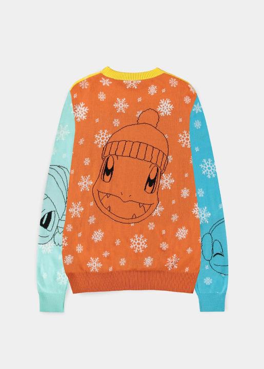 Actual product image Difuzed Pokémon Pullover Pikachu, Bulbasaur, Squirtle & Charmender (Christmas Jumper) Grösse S (S)