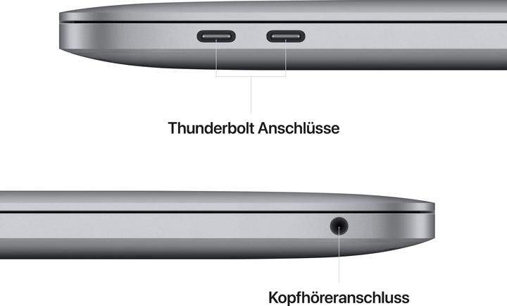 Produktbild Apple MacBook Pro – 2022 (13.30", 1000 GB, 16 GB, DE, M2)