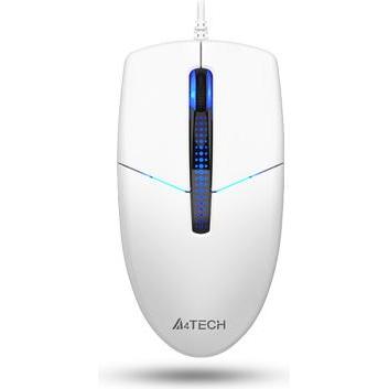 A4Tech N-530S (Kabelgebunden), Maus, Weiss
