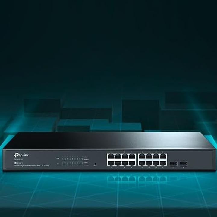 Productafbeelding TP-Link TL-SG2218 Netwerkschakelaar Managed L2/L2+ Gigabit Ethernet (10/100/1000) Zwart (16 Havens)