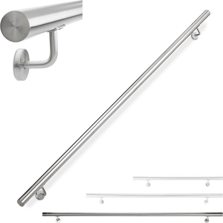 Relaxdays Handrail (Stainless steel)
