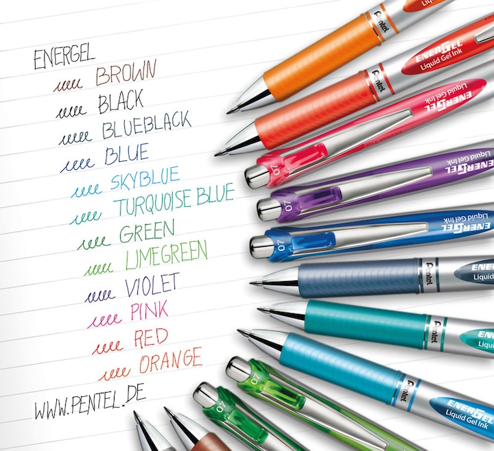 Produktbild Pentel EnerGel Xm (Blau, Silber, 1 x)