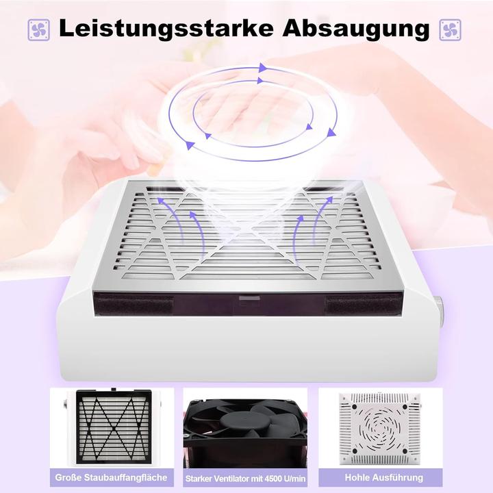 Produktbild Brantmaker Staubabsaugung Weiss Nagelstudio
