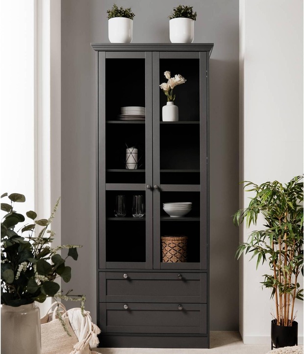 Produktbild Homestyle4u Vitrine Highboard (80 x 200 x 45 cm)