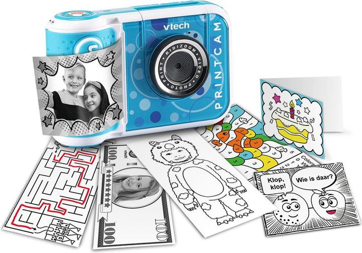 Image du produit VTech KidiZoom Print Cam Blauw - Appareil photo numérique