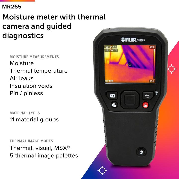 Image du produit Flir Humidimètre pour matériaux caméra thermique intégrée